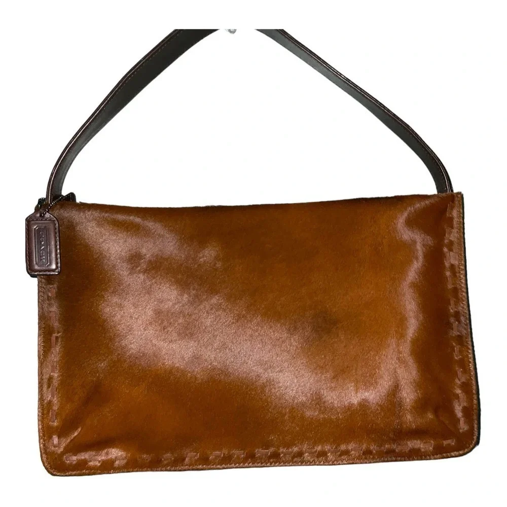 COACH RARE 2002  BRAIDED VINTAGE WEST END HOBO BAG 9446 EUC - Picture 7 of 16